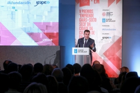 El conselleiro de Cultura, Educación e Ordenación Universitaria, Román Rodríguez, presidió hoy la entrega de los Premios Emprende Gaiás - Sixto Seco