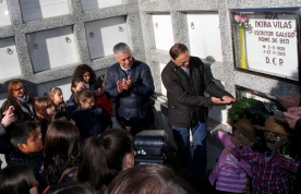 El secretario xeral de Política Lingüística, Valentín García, participó hoy en Gres en los actos de homenaje a Xosé Neira Vilas
