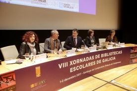O conselleiro de educación anunciou esta nova iniciativa na inauguración das VIII Xornadas de Bibliotecas Escolares de Galicia