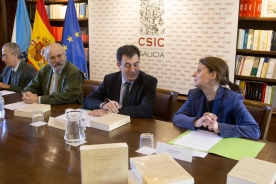 El conselleiro de Cultura y Educación participó hoy en la presentación de este libro editado por el Consejo Superior de Investigaciones Científicas