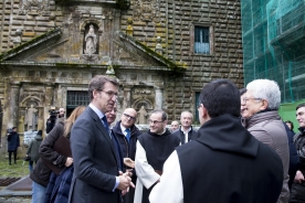 El presidente de la Xunta visitó hoy el Monasterio de Santa María A Real de Oseira El presidente de la Xunta visitó hoy el Monasterio de Santa María A Real de Oseira