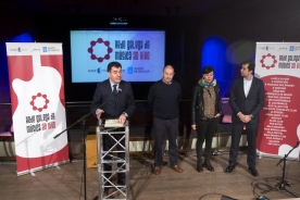 O conselleiro de Cultura, Educación e Ordenación Universitaria, Román Rodríguez, presentou hoxe a nova programación da Rede Galega de Música ao Vivo