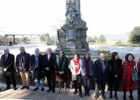 El secretario xeral de Política Lingüística participa en los actos conmemorativos del 181º aniversario del nacimiento de Rosalía de Castro
