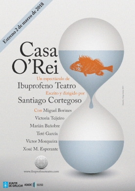El Auditorio Municipal de Vigo acoge el viernes 2 y el sábado 3 de marzo, a las 21,00 h., el estreno de Casa Lo?Rei, la pieza con la que Ibuprofeno Teatro cierra la ?trilogía gastronómica? de la que también forman parte El furancho y Raclette