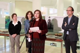 En el acto de presentación participaron la secretaria general de Igualdad y el secretario general de Cultura
