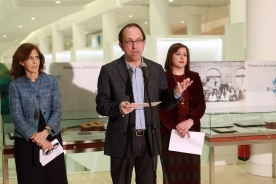 No acto de presentación participaron a secretaria xeral de Igualdade e o secretario xeral de Cultura
