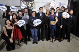 El conselleiro de Cultura, Educación y Ordenación Universitaria, Román Rodríguez, asistió a la gala de entrega de los XXII Premios de Teatro María Casares