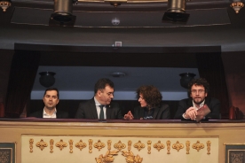 El conselleiro de Cultura, Educación y Ordenación Universitaria, Román Rodríguez, asistió a la gala de entrega de los XXII Premios de Teatro María Casares