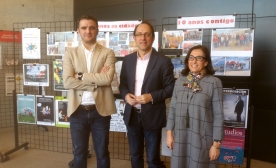 O secretario xeral de Cultura e o director da biblioteca presentaron hoxe un balance de actividades e os actos para celebrar a efeméride 