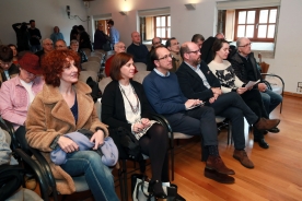 El secretario general de Cultura, Anxo Lorenzo, asistió hoy a la presentación de la Academia Gallega de Teatro