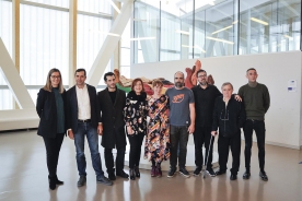 El director de la Axencia Galega das Industrias Culturais (Agadic), Jacobo Sutil, asistió hoy en A Coruña a la presentación del inicio del rodaje de Quien a hierro mata