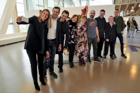 El director de la Axencia Galega das Industrias Culturais (Agadic), Jacobo Sutil, asistió hoy en A Coruña a la presentación del inicio del rodaje de Quien a hierro mata
