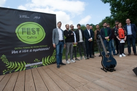 O conselleiro de Cultura, na presentación de FEST Galicia