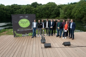 O conselleiro de Cultura, na presentación de FEST Galicia