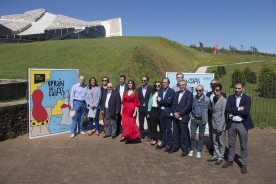El secretario xeral de Cultura, Anxo Lorenzo, dio a conocer esta mañana ?junto a la directora de Acción Cultural de la Cidade da Cultura, María Otero Pereira? la programación de Verano en el Gaiás