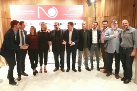 O conselleiro de Cultura, Educación e Ordenación Universitaria, na Cidade da Cultura