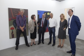 Xesús Vázquez Abad participou na inauguración da exposición 'OPS, El Roto, Andrés Rábago'