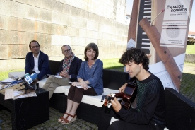 O conselleiro de Cultura, Educación e Ordenación Universitaria, Xesús Vázquez Abad, presentou hoxe no Centro Galego de Arte Contemporánea (CGAC), en Santiago de Compostela, a sétima de Espazos Sonoros