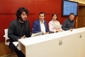 El director de la Agadic en la presentación de Cortocircuito