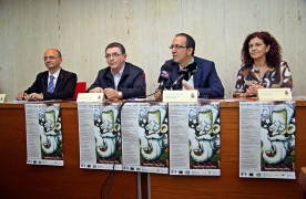 O secretario xeral de Cultura, Anxo Lorenzo, na presentación das xornadas 