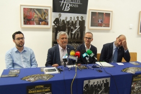 O titular Consellería de Cultura, Educación e Ordenación Universitaria participou na rolda de prensa da presentación do ‘I Festival Hércules Brass’ 