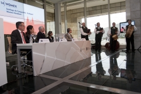  O conselleiro de Cultura, Educación e Ordenación Universitaria, Xesús Vázquez Abad, participou hoxe o acto institucional de traspaso da organización do Womex 2015 á cidade de Budapest (Hungría)