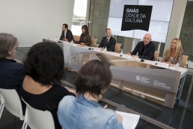 O conselleiro de Cultura na rolda de prensa na que presentou o balance do Womex 2014 O conselleiro de Cultura na rolda de prensa na que presentou o balance do Womex 2014