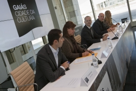 O conselleiro de Cultura na rolda de prensa na que presentou o balance do Womex 2014 O conselleiro de Cultura na rolda de prensa na que presentou o balance do Womex 2014