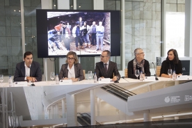 O conselleiro de Cultura, Educación e Ordenación Universitaria, Xesús Vázquez Abad, presentou hoxe a programación especial ‘CineGalicia 25’
