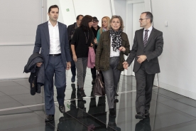 O conselleiro de Cultura, Educación e Ordenación Universitaria, Xesús Vázquez Abad, presentou hoxe a programación especial ‘CineGalicia 25’