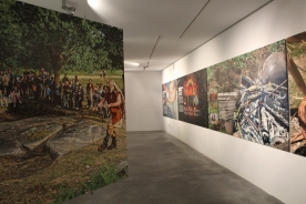 El secretario xeral de Cultura, Anxo Lorenzo, inauguró hoy la nueva exposición temporal del Parque Arqueolóxico del arte Rupestre de Campo Lameiro