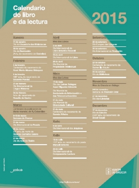  Calendario do Libro e da Lectura de Galicia do 2015