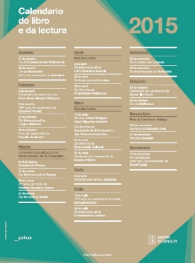Calendario do Libro e da Lectura de Galicia do 2015 Calendario do Libro e da Lectura de Galicia do 2015