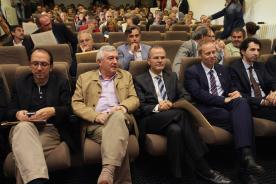 O conselleiro de Cultura e Educación na entrega do Premio Trasalba