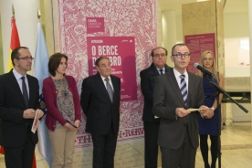 O conselleiro de Cultura, Educación e Ordenación Universitaria, Xesús Vázquez Abad, participou hoxe na inauguración da exposición ‘O berce do libro. Incunables da colección ABANCA