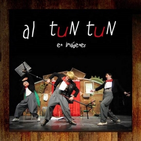 Imaxe do espectáculo de tres pallasos contemporános 'Al tun tun'