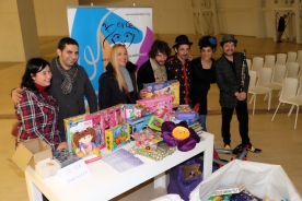 A directora xerente da Fundación Cidade da Cultura de Galicia, Beatriz González-Loroño, asistiu ao festival solidario ‘Cancións por regalos’