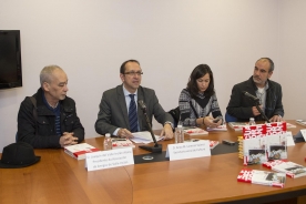 Anxo Lorenzo en la presentación de la revista