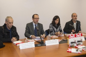 Anxo Lorenzo en la presentación de la revista