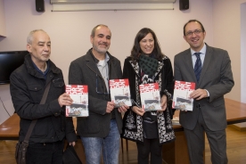 Anxo Lorenzo en la presentación de la revista