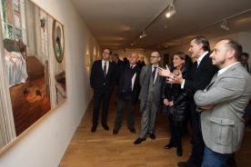 Xesús Vázquez Abad inaugura a mostra de Víctor López-Rúa, que acolle o Museo Fundación Eugenio Granell Xesús Vázquez Abad inaugura a mostra de Víctor López-Rúa, que acolle o Museo Fundación Eugenio Granell
