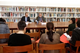 Anxo Lorenzo e Alfredo Conde no CGAC