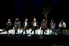 El secretario xeral de Cultura, Anxo Lorenzo, presentó el estreno del espectáculo Xardín suspenso