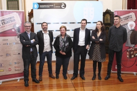 O director da Agadic, Jacobo Sutil, participou hoxe na presentación dos Premios María Casares