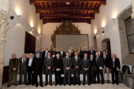 O titular da Xunta presidiu esta tarde a presentación do Día das Artes Galegas 2015, dedicado ao Mestre Mateo