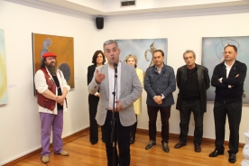  secretario xeral de Política Lingüística, Valentín García, participou hoxe no acto de apertura da XII Bienal Internacional de Lalín Pintor Laxeiro