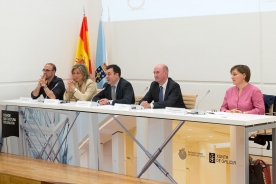 Román Rodríguez, conselleiro de Cultura, Educación e Ordenación Universitaria, entregou esta mañá na Cidade da Cultura de Galicia os premios a curtas de animación en galego realizadas baixo a técnica stop-motion no marco do programa de dinamización lingüística Nós tamén creamos!