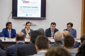 Román Rodríguez participa en la apertura del curso de la Universidad Menéndez Pelayo para impulsar la candidatura de la Ribeira Sacra como Patrimonio Mundial Román Rodríguez participa en la apertura del curso de la Universidad Menéndez Pelayo para impulsar la candidatura de la Ribeira Sacra como Patrimonio Mundial