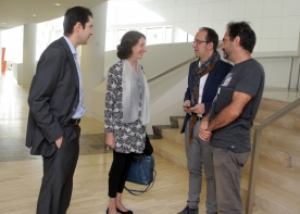 O secretario xeral de Cultura e o director da Agadic reúnense coa nova directiva da asociación de actores e actrices de Galicia O secretario xeral de Cultura e o director da Agadic reúnense coa nova directiva da asociación de actores e actrices de Galicia
