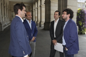 Jacobo Sutil na rolda de prensa desta mañá Jacobo Sutil na rolda de prensa desta mañá